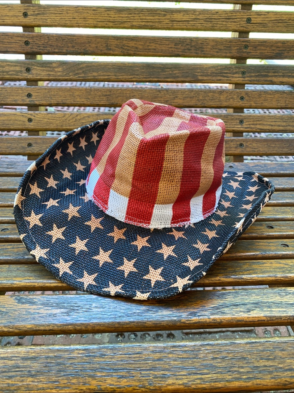 Goldcoast Sunwear USA Stars & Stripes Cowgirl Hat Old Glory Drifter Hat